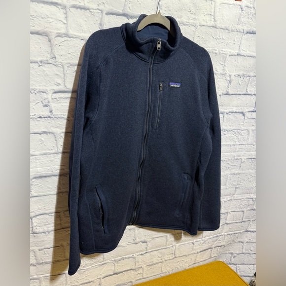 Men’s Patagonia Navy Better Sweater Jacket, Size XL *See Description* - Picture 3 of 6